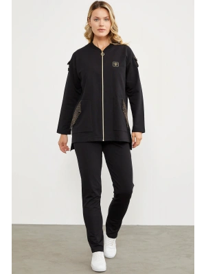 23K2238-76221 SEMENTA SİM KUMAŞ KOMBİNLİ EŞOFMAN TAKIM