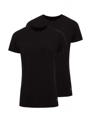 Erkek Siyah 2 Li Yuvarlak Yaka Atlet 80197