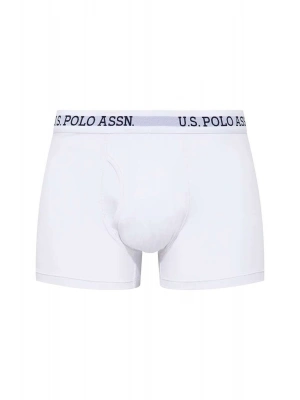 Erkek Beyaz Tekli Cepli Boxer 80451