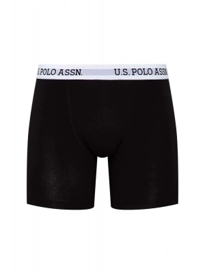 U.S. Polo Assn. 80453 Erkek Siyah Tekli Uzun Paçalı Boxer