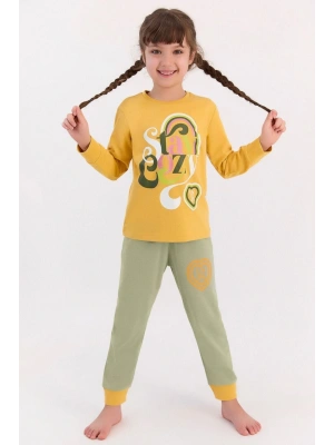 U.s Polo Assn Stay Cozy Hardal Kız Çocuk Pijama Takımı