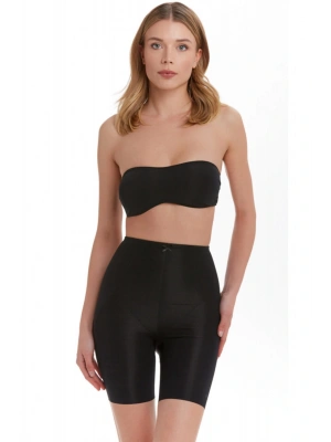 Çift Kat Uzun Paçalı Korse / Siyah