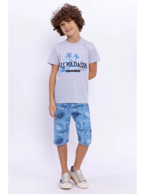 U.s. Polo Assn Palm Beach Polo Karmelanj Erkek Çocuk Kapri Takım