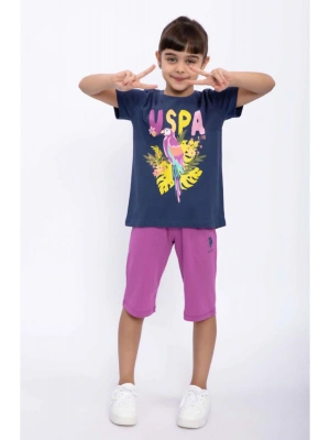 Us1054 U.s. Polo Kız Çocuk Kapri Takım Us1054-g