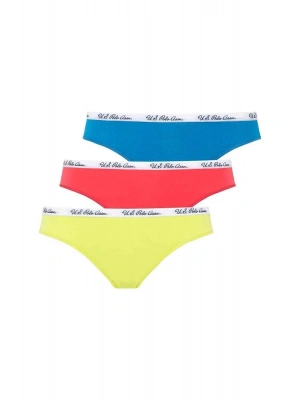 Kadın Mercan - Neon Yeşil - Turkuaz 3 Lü Brazilian Slip 66275