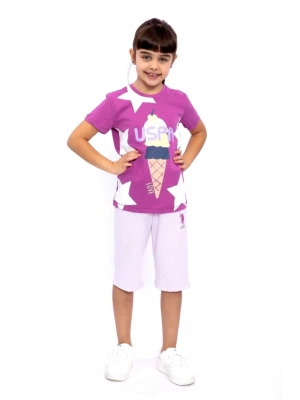 Us1060 Us1060 Lisanslı Kız Çocuk Süprem Kapri Takım