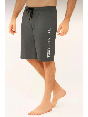 Polo Yazı Baskılı Çift Cepli Erkek Şort