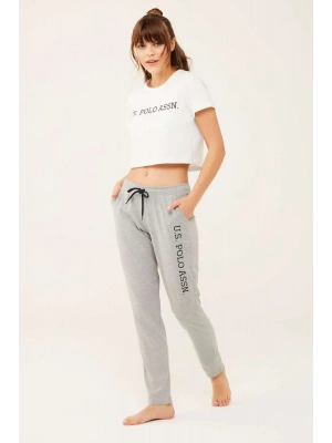 Kadın Gri Melanj Pijama Altı 16601