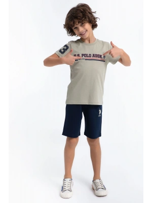 U.s. Polo Assn Classic Açık Haki Erkek Çocuk Bermuda Takım