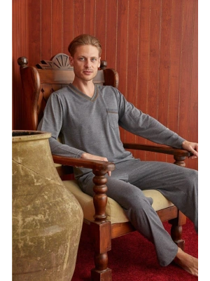 7130 Erkek V Yaka Pijama Takımı