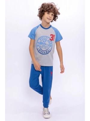 U.s. Polo Assn Havana Grimelanj Erkek Çocuk Pijama Takımı