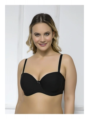 2153 Cotton Minimizer Toparlayıcı Sütyen Siyah