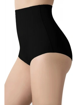 Kadın Siyah Lazer Kesim Yüksek Bel Slip Korse
