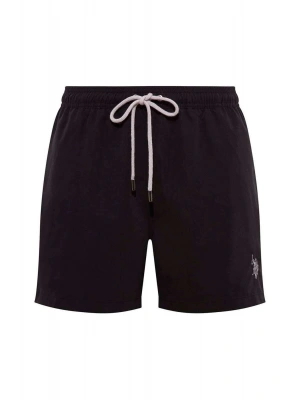 U.S. Polo Assn. Erkek Siyah Orta Boy Deniz Şortu 24D.Z.2ET.1A.G0R0U.0.PS