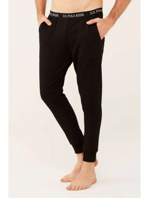 U.S. Polo Assn. Erkek Siyah Iki Iplik Pijama Altı 18472