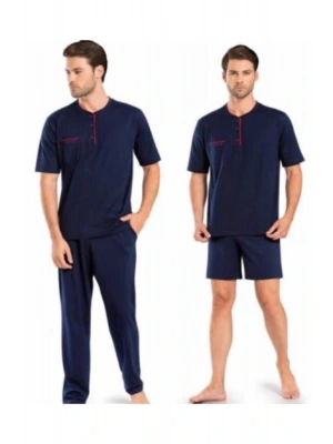 5370 Pijama Şort 3 Lü Damat Çeyiz Seti