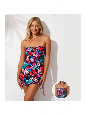 Soft Straplez Elbise Mayo