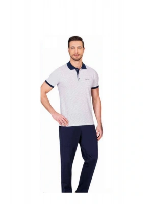5483 Erkek Pijama Takımı - Beyaz