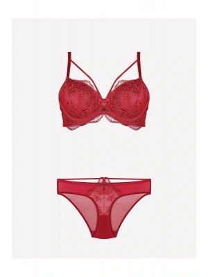 Destekli Danteli Büstiyer Takım Set 4485