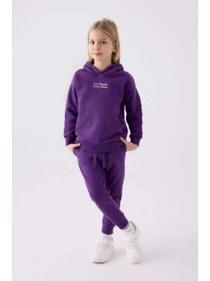 KIZ ÇOCUK EŞOFMAN TAKIM - MOR