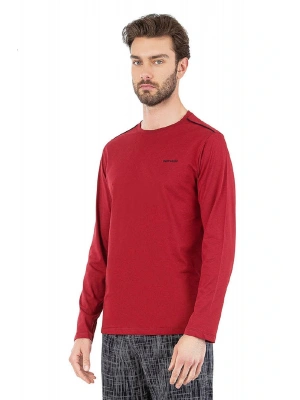 6065 Erkek Uzun Kollu Bisiklet Yaka Pijama Takımı