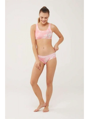 U.s Polo Assn. 66268 Kadın Büstiyer Şort Takım-pembe