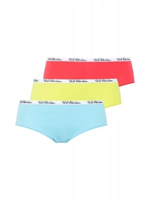 İç Giyim Kadın Mercan  Neon Yeşil  Turkuaz 3lü Boxer Şort L.2.0.1.L.0.30