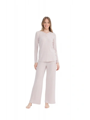 U.S. Polo Assn. Kadın Pembe Patlı Pijama Takımı