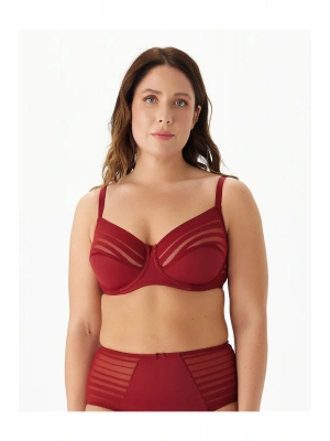 Aster Balenli Toparlayıcı Çizgili Sütyen