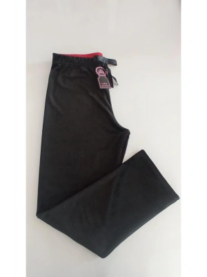 Kadın Kadife  Boru Paça Rahat Kesim Pijama Alt