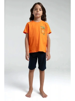 ERKEK ÇOCUK BERMUDA TAKIM - TURUNCU
