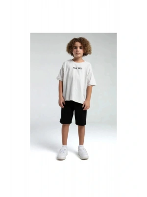 Erkek Çocuk Bermuda Takım Süprem Örme Kumaş