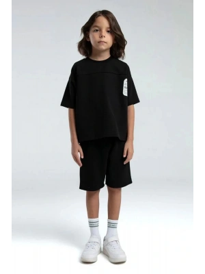 Erkek Çocuk Bermuda Takım Ottoman Örme Kumaş