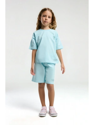 U.S. Polo Assn. Kız Çocuk Mavi Bermuda Takım