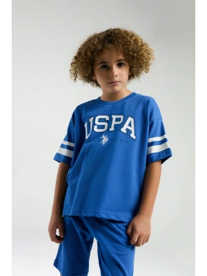 Erkek Çocuk Mavi Bermuda Takım