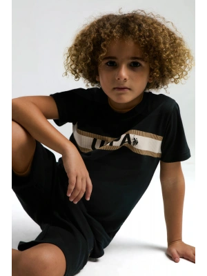 U.S. Polo Assn Erkek Çocuk Bermuda Takım