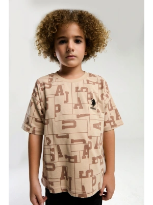 Erkek Çocuk Krem Bermuda Takım