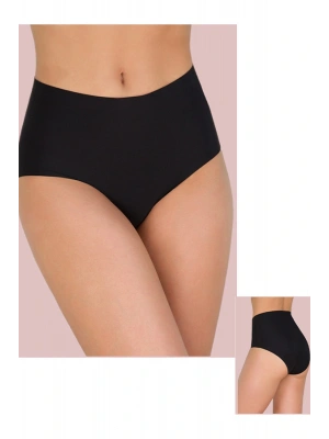 Yüksek Bel Lazer Kesim Bato Silikonlu Kaydırmaz Slip Lazer Külot Korse