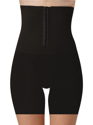 Kadın Siyah Korse Agraflı Toparlayıcı Yüksek Bel