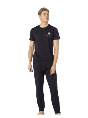 Lisanslı Erkek %100 Pamuklu Kısa Kollu  ve Cepli Yazlık Pijama Takımı