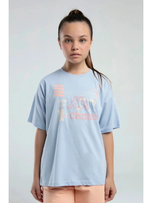 Kız Çocuk Mavi Tişört