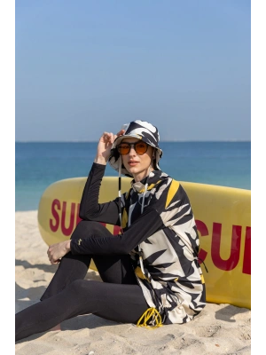 Şapkalı Rahat Tesettür Mayo