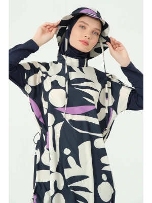 Şapkalı Rahat Tesettür Mayo