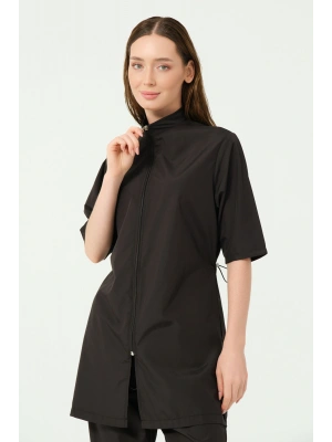 Klasik Yarım Kol Yarı Kapalı Mayo