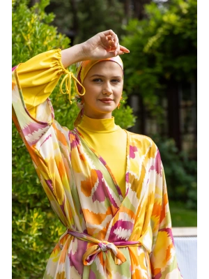 Morena Desenli Tesettür Mayo