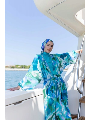 Morena Desenli Tesettür Mayo