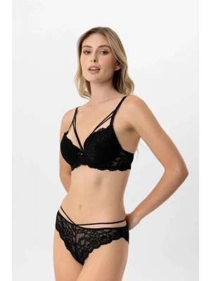 Soft Push Up Kaplı Dantelli Sütyen Takım