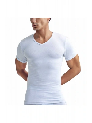 Erkek 2li Ekonomik Paket Beyaz Bambu V Yaka Kısa Kollu Fanila Atlet