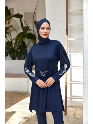 Opal Uzun Kollu Tesettür Mayo 3132