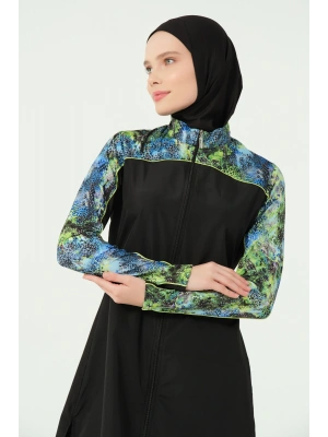 Trop Kıl biye Süslemeli Tesettür Mayo